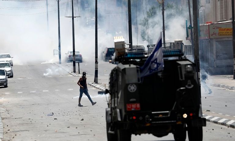 مواجهات بين الفلسطينين والاحتلال في ذكرى النكبة