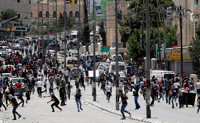 مواجهات بين الفلسطينين والاحتلال في ذكرى النكبة