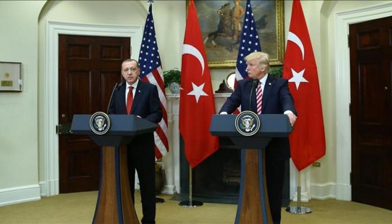 ترامب وأردوغان في مؤتمر صحفي مشترك