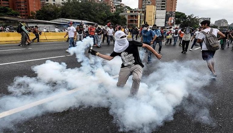 تواصل الاحتجاجات ضد الحكومة الفنزويلية - أرشيفية