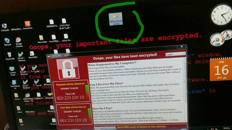 فيروس الفدية يصل مصر