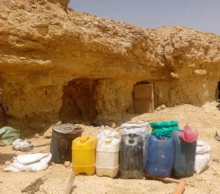 جانب من مضبوطات المداهمات العسكرية في سيناء