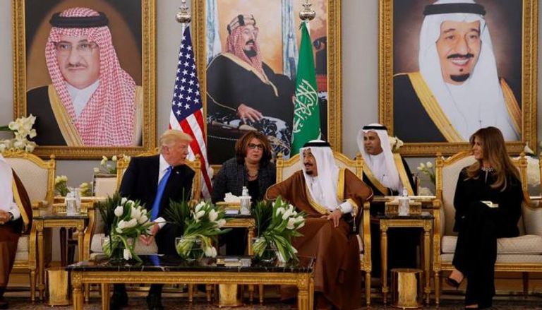 العاهل السعودي والرئيس الامريكي