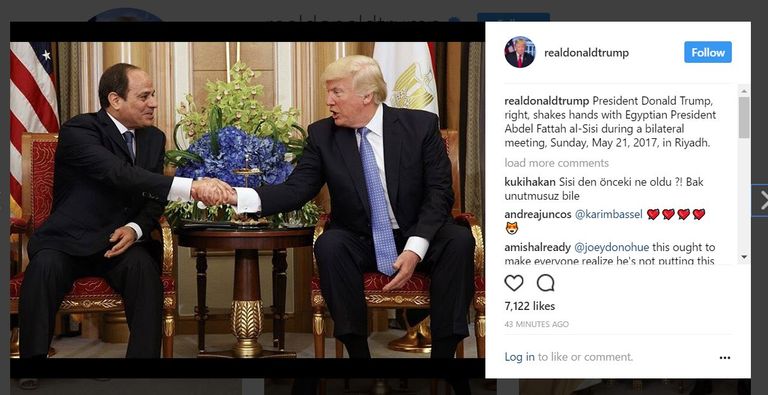 الرئيس الأمريكي دونالد ترامب