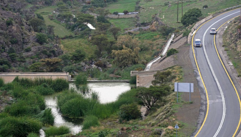 أمطار وبرق عسير ترسم لوحات جمالية