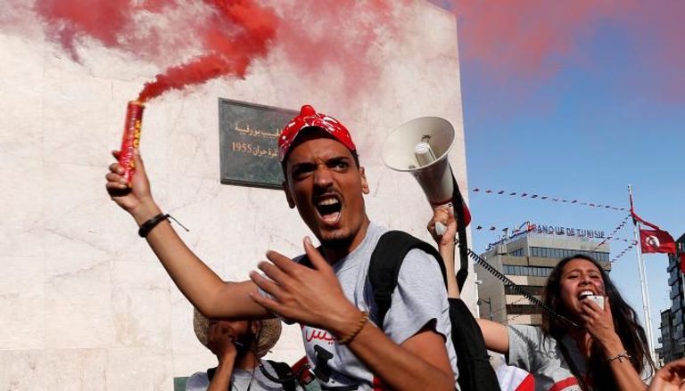 تواصل الاحتجاجات التونسية في تطاوين - رويترز
