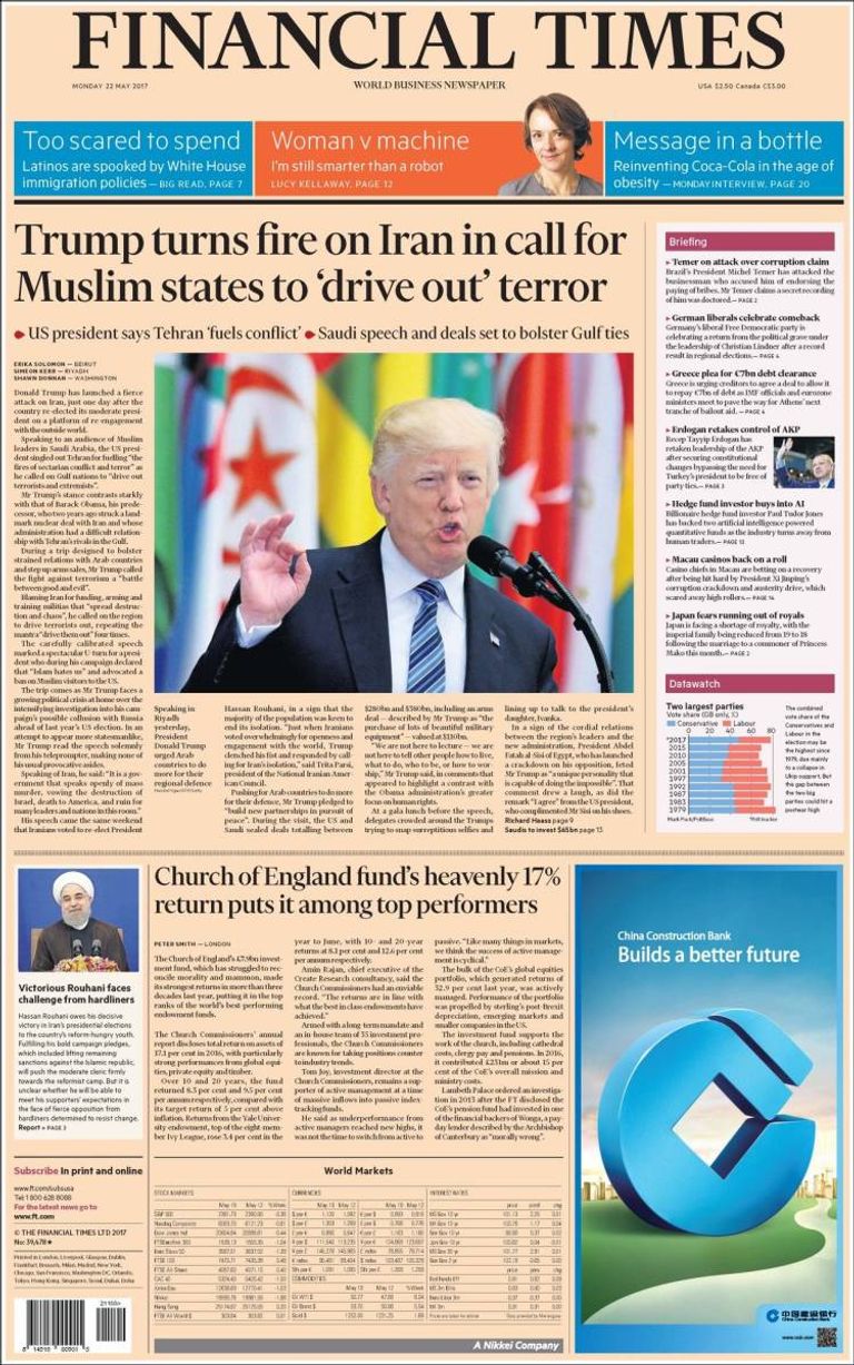 زعماء القمة الإسلامية-الأمريكية في الرياض