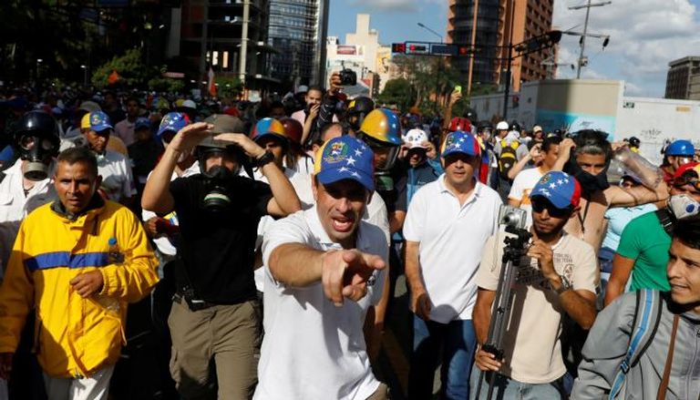 تواصل مظاهرات المعارضة فى فنزويلا - رويترز