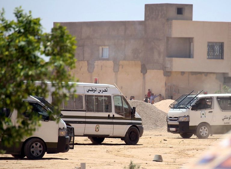 جانب من مظاهرات تطاوين