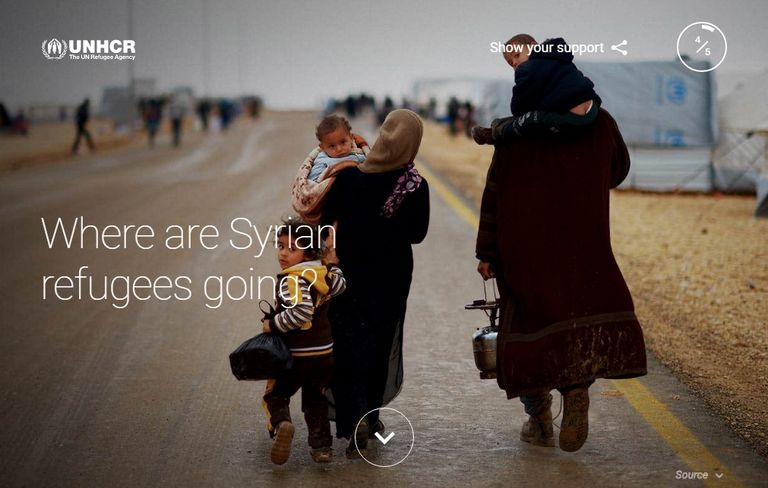 الموقع الإلكتروني لجوجل حول سوريا