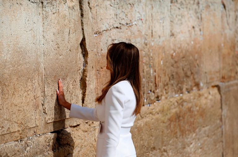 إيفانكا ترامب أمام حائط البراق