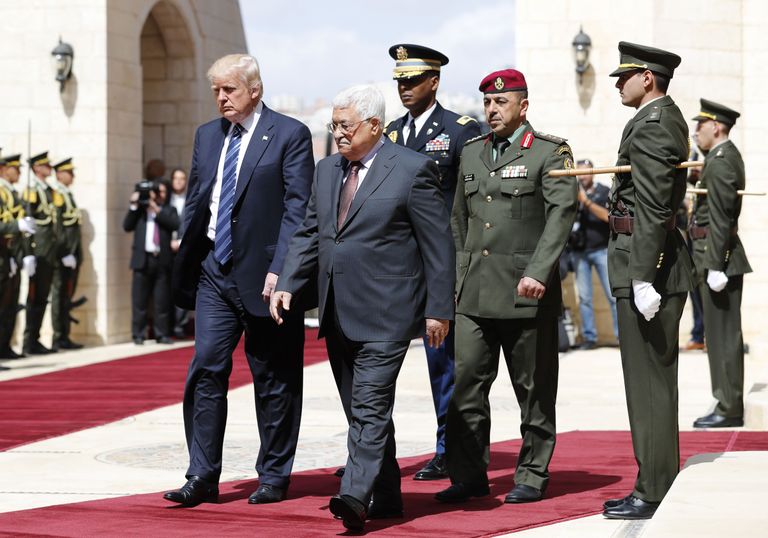 ترامب وأبومازن في بيت لحم