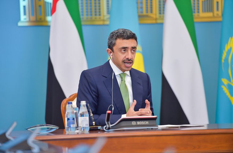 زيارة الشيخ عبدالله بن زايد آل نهيان إلى كازاخستان