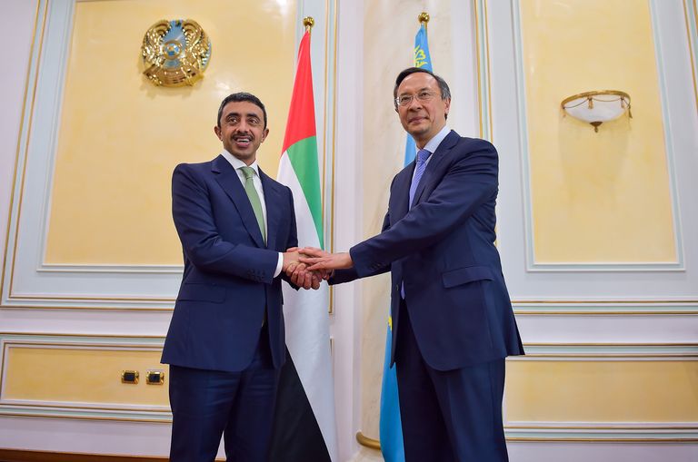 زيارة الشيخ عبدالله بن زايد آل نهيان إلى كازاخستان