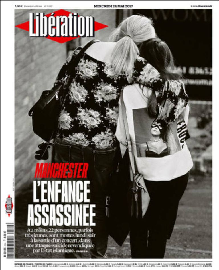 هجوم مانشستر تصدر عناوين صحف العالم