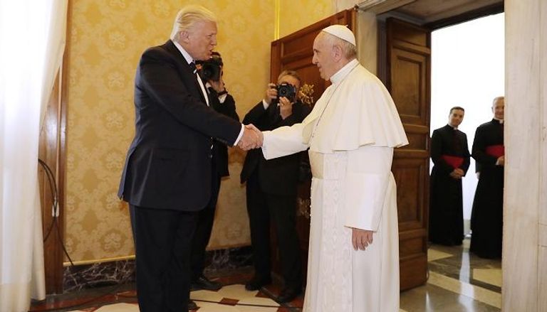 الرئيس الأمريكي دونالد ترامب يلتقي البابا فرنسيس 