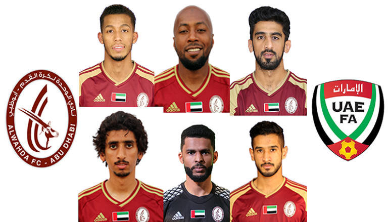 نجوم الوحدة في المنتخب الإماراتي