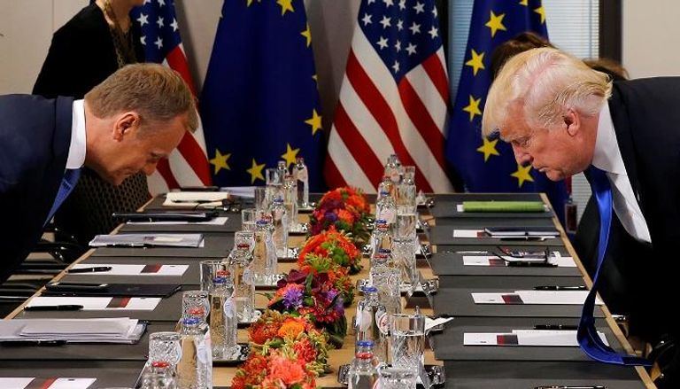 ترامب يلتقي قادة الاتحاد الأوروبي - رويترز