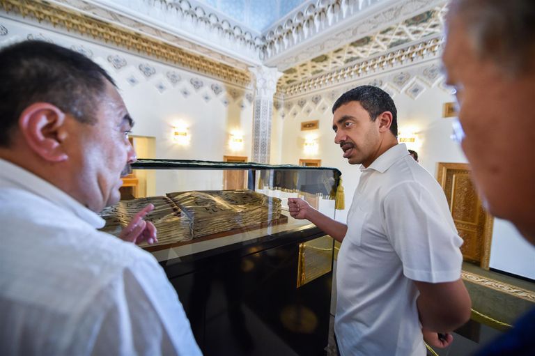 الشيخ عبدالله بن زايد آل نهيان وزير الخارجية والتعاون الدولي