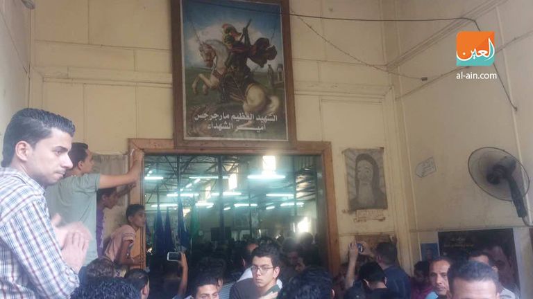 جنازة أحد ضحايا الهجوم الإرهابي