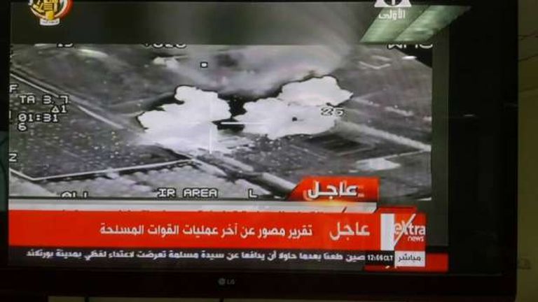 الطيران المصري قبل ضربة درنة