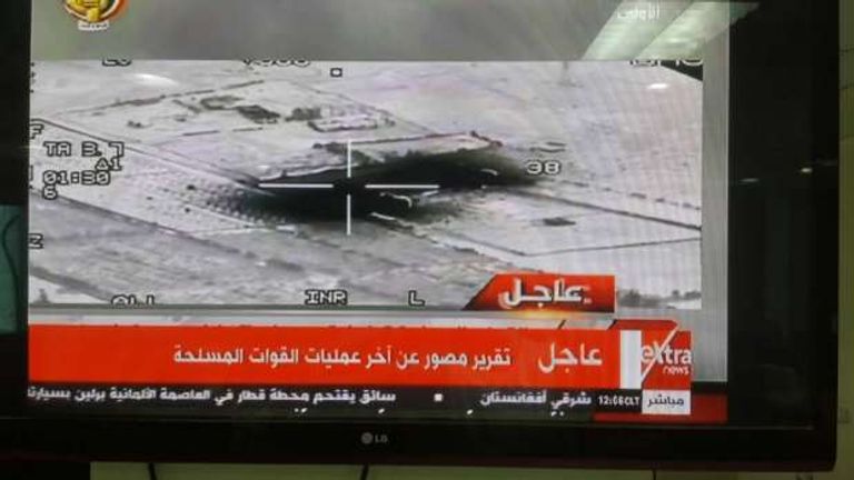 الطيران المصري قبل ضربة درنة