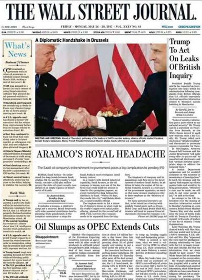 ماكرون خلال قمة السبع