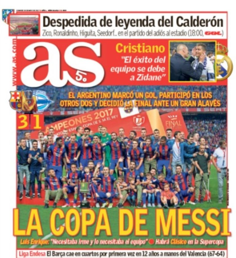 صحيفة أس فريق برشلونة