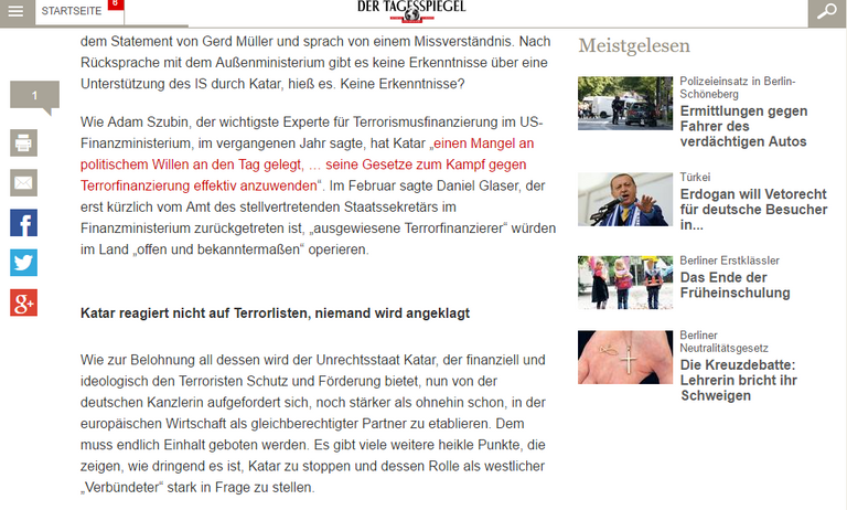 المستشارة الألمانية وأمير قطر -أرشيفية