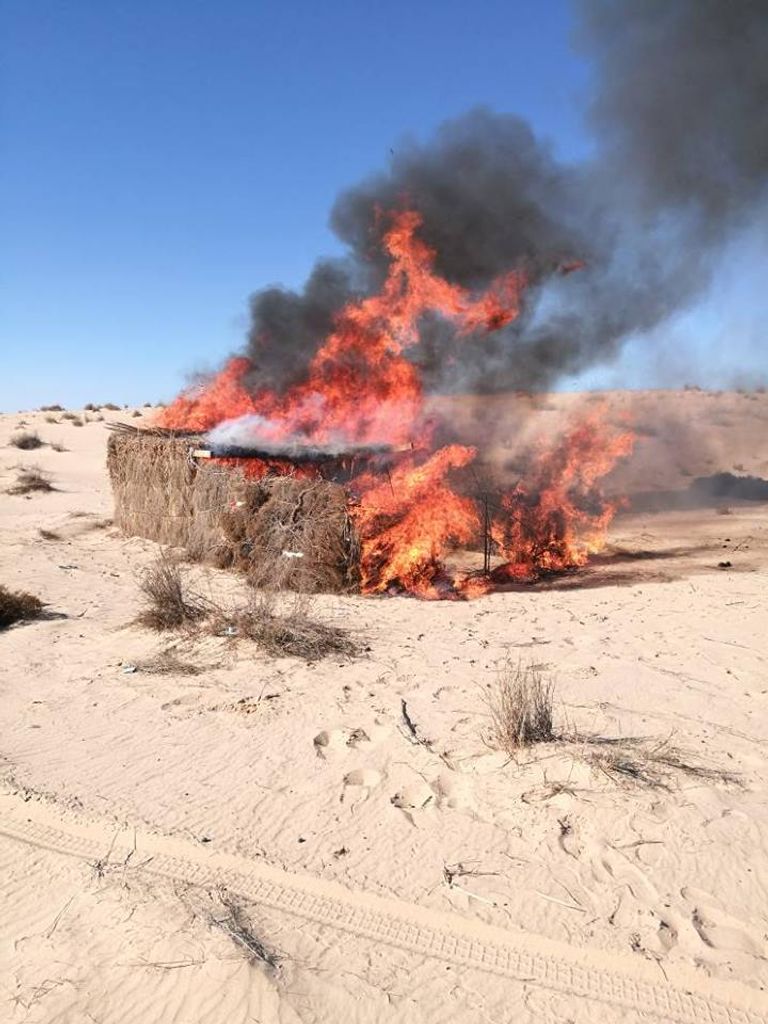 جانب من المشتبه بهم المضبوطين