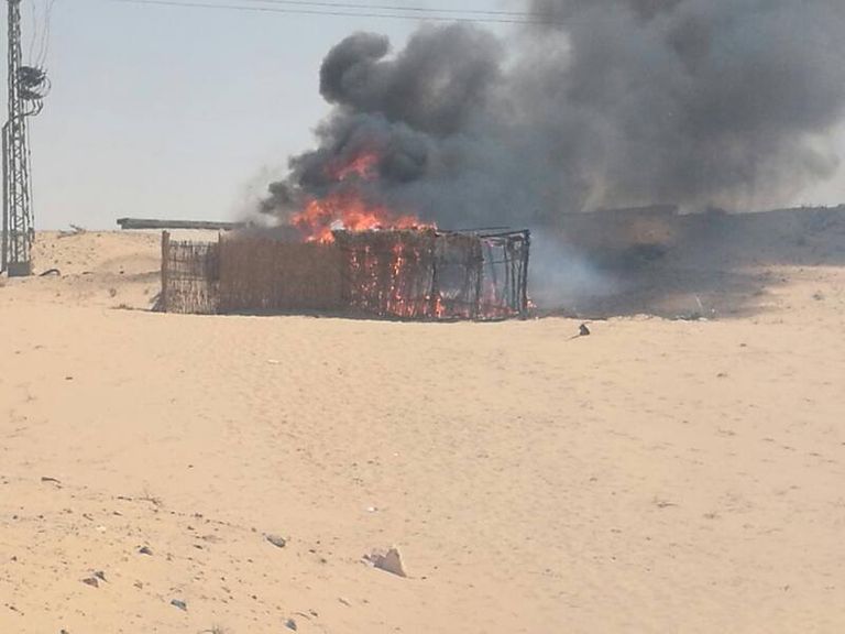 جانب من المشتبه بهم المضبوطين