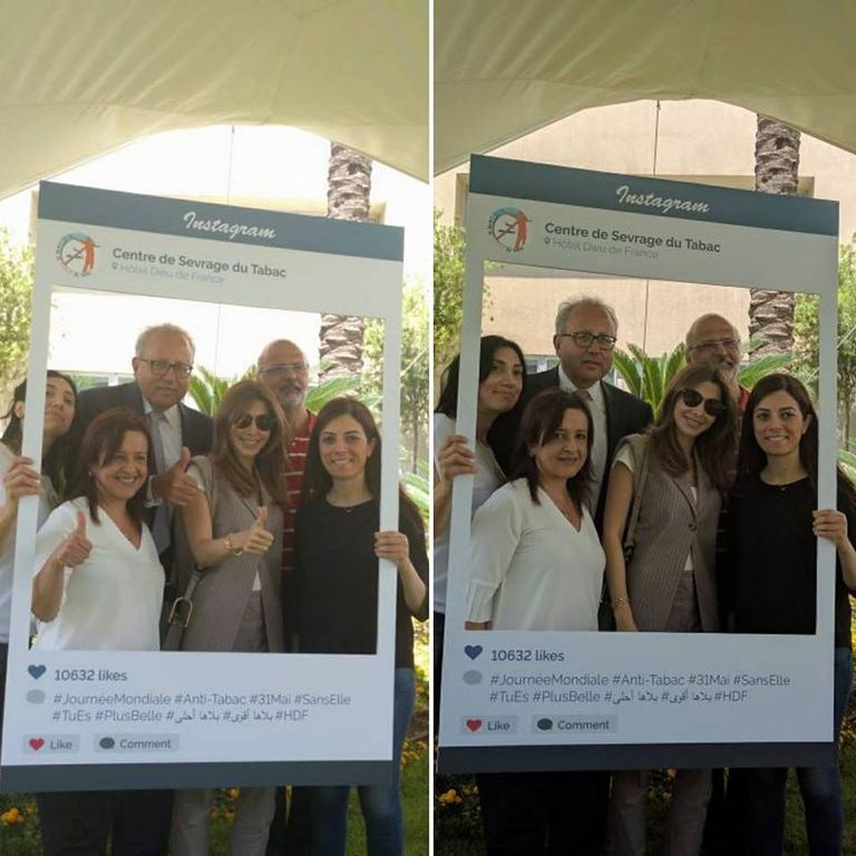 نانسي عجرم أثناء الاحتفال