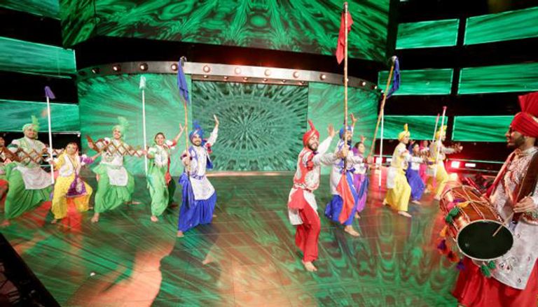 جيندر ماهال خلال الاحتفال