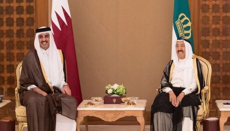أمير قطر في الكويت