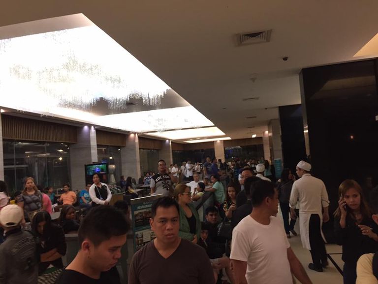 جانب من الانفجار بالفلبين