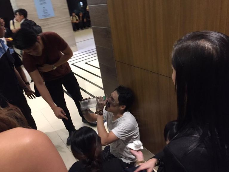 جانب من الانفجار بالفلبين