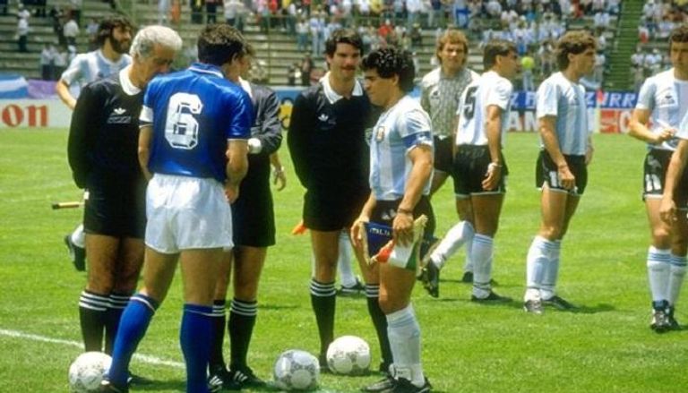 الأرجنتين وإيطاليا في 86
