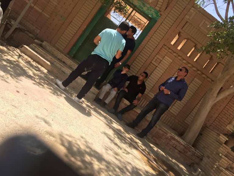 محمود الخطيب مع الطفل بجاد