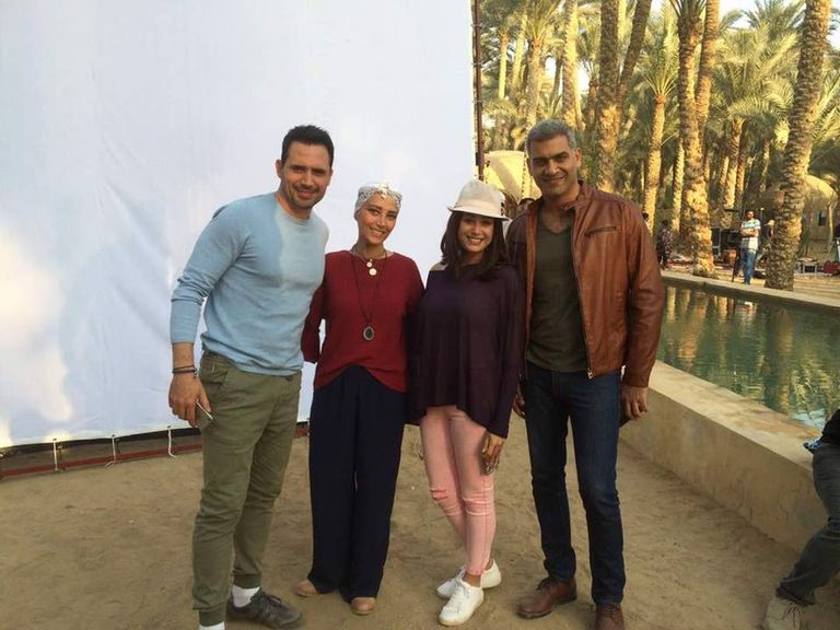 ياسمين غيث مع هند صبري