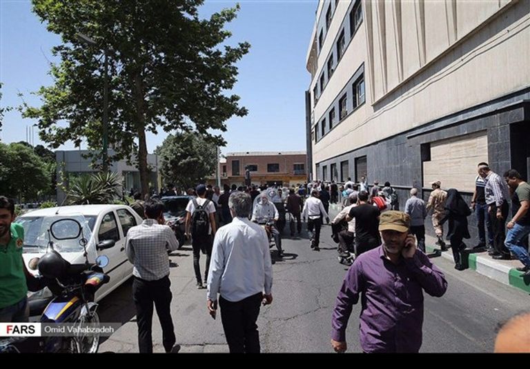 موقع هجوم البرلمان الإيراني