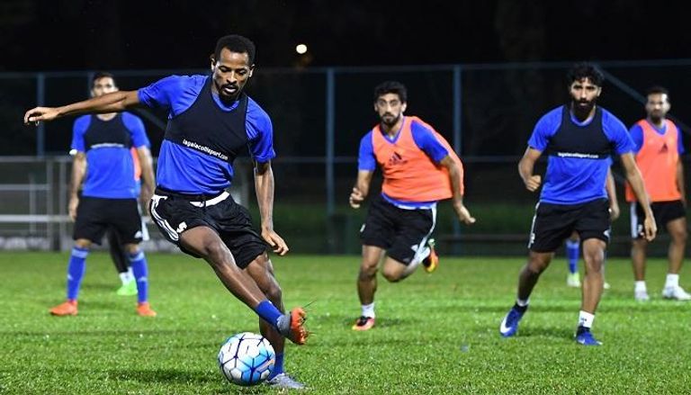 محمد فوزي خلال معسكر الأبيض