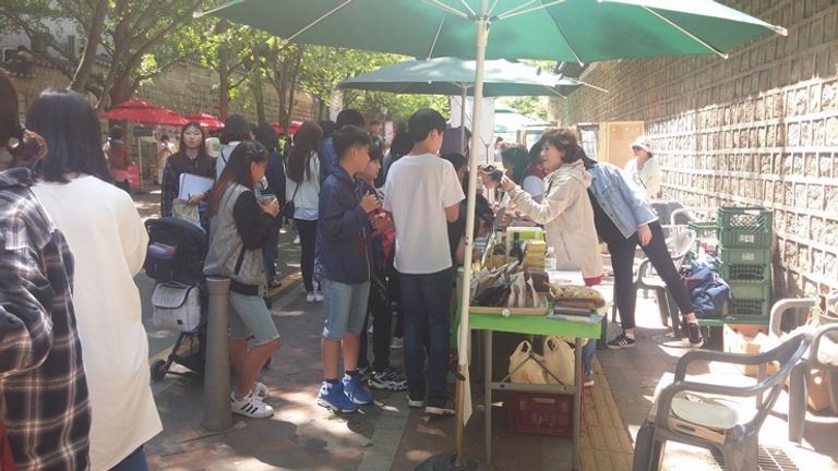 مذاق الشارع الكوري