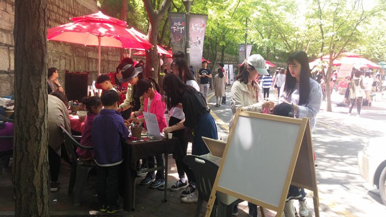 مذاق الشارع الكوري