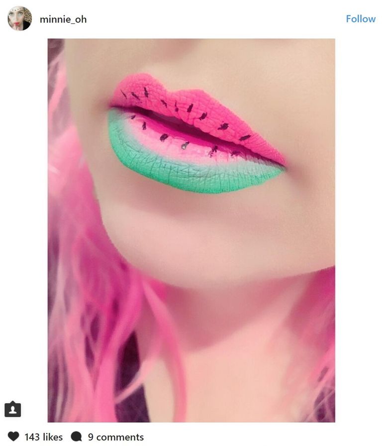 مكياج البطيخ من صيحات جنون المكياج