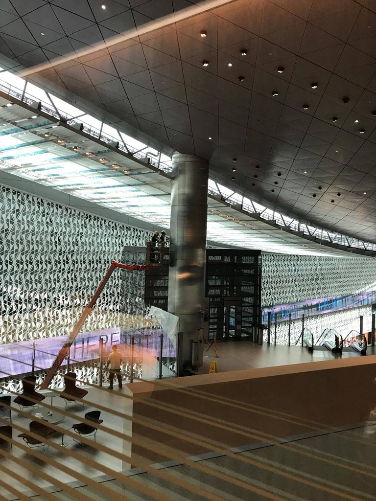 مطار الدوحة مدينة أشباح