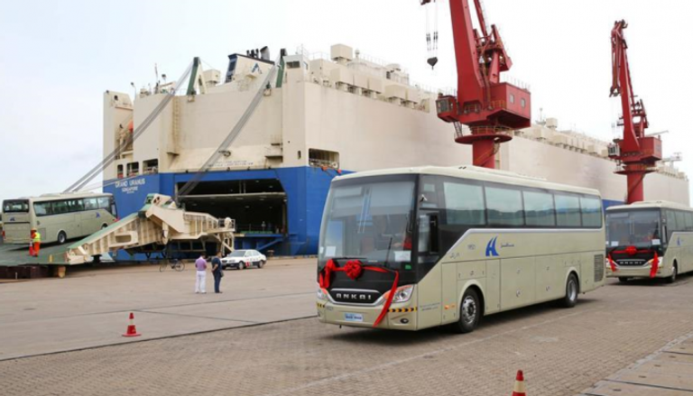 الصين تصدر 600 حافلة إلى المملكة العربية السعودية