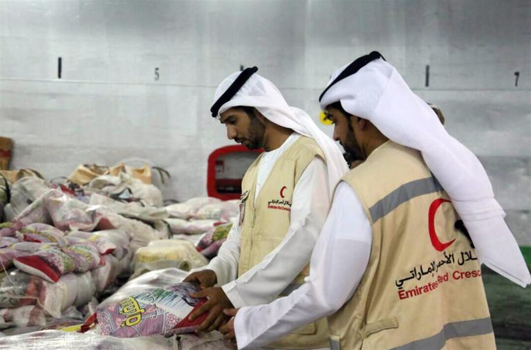 مساعدات إماراتية تصل المكلا اليمنية