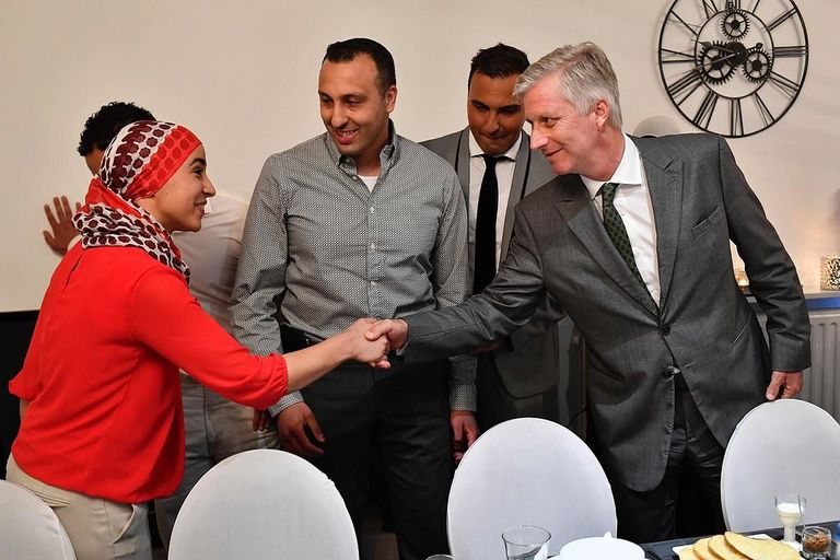 ملك بلجيكا على مائدة الإفطار الرمضاني