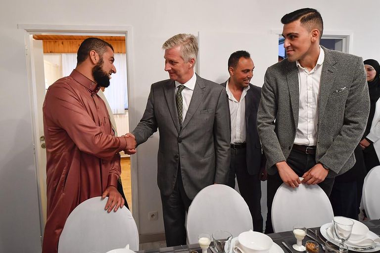 ملك بلجيكا على مائدة الإفطار الرمضاني