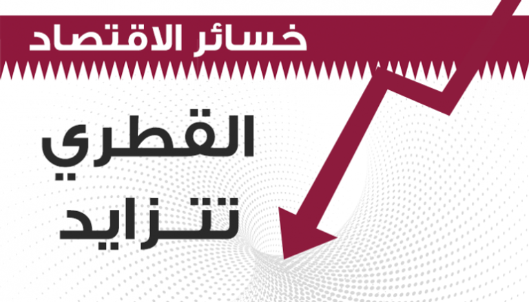 خسائر الاقتصاد القطري تتزايد
